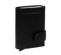The Chesterfield Brand Leicester Estuche para tarjetas de crédito Protección RFID Piel 7 cm negro