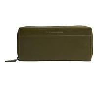 The Chesterfield Brand Mirelle Cartera Bloqueo RFID Piel natural 19 cm verde oliva