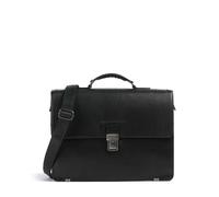 The Chesterfield Brand Salvatore Maletín Mensajero Piel 42 cm Compartimento para el portátil negro