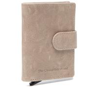 The Chesterfield Brand Prague Estuche para tarjetas de crédito Protección RFID Piel 7 cm beige