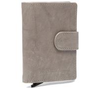 The Chesterfield Brand Prague Estuche para tarjetas de crédito Protección RFID Piel 7 cm gris