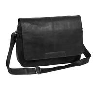 The Chesterfield Brand Richard Mensajero Piel 40 cm Compartimento para el portátil negro