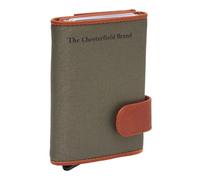 The Chesterfield Brand Sabana Cardholder Steel Green