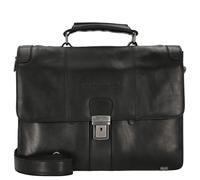 The Chesterfield Brand Stuttgart Maletín Piel 38 cm Compartimento para el portátil negro