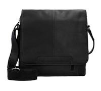 The Chesterfield Brand Wax Pull Up Bolsa de hombro Piel 29 cm negro