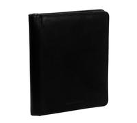 The Chesterfield Brand Wax Pull Up Caso de escritura Piel 22 cm negro