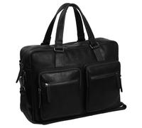 The Chesterfield Brand Wax Pull Up Maletín Piel 43 cm Compartimento para el portátil negro