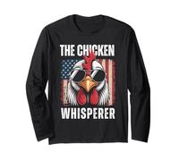 The Chicken Whisperer | Funny Farmer & Backyard Chicke Manga Larga