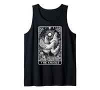 The Chicks Chicken Farm Farm Tarot Card Witchy Hen Camiseta sin Mangas