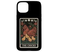 The Chicks Chicken Farm Farm Tarot Card Witchy Hen Carcasa para iPhone 15 Plus
