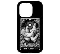 The Chicks Chicken Farm Farm Tarot Card Witchy Hen Carcasa para iPhone 15 Pro