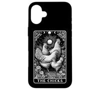 The Chicks Chicken Farm Farm Tarot Card Witchy Hen Carcasa para iPhone 16 Plus