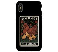 The Chicks Chicken Farm Farm Tarot Card Witchy Hen Carcasa para iPhone X/XS