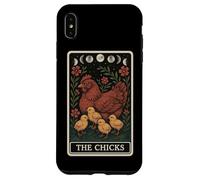 The Chicks Chicken Farm Farm Tarot Card Witchy Hen Carcasa para iPhone XS MAX