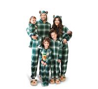 The Children's Place 1 pieza Familia Family Holiday Holiday Fleece Pajamas Sets Adult Big Kiddler Baby Moose Papelado 9-12 meses