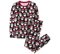 The Children's Place Baby Family Matching, Christmas and Holiday Pajama Sets, Cotton, Santa Allover, XX-Large (Adult)