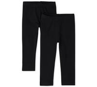 The Children's Place Baby Girls And Toddler Girls Leggings Black/Black 2 Pack 12-18MOS
