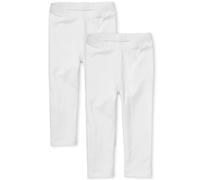 The Children's Place Baby Girls And Toddler Girls Leggings White 2 Pack 5T