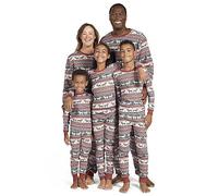 The Children's Place Baby Girls Family Matching Christmas Holiday Sets, Snug Fit 100% Cotton, Adult, Big Kid, Toddler, Pajama Set, Harvest Fairisle, XX-Large US