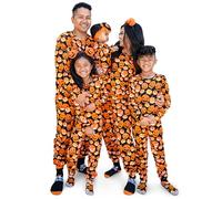 The Children's Place Baby Girls Family Matching Christmas Holiday Sets, Snug Fit 100% Cotton, Adult, Big Kid, Toddler, Pajama Set, Hlwn Pumpkin, X-Large US