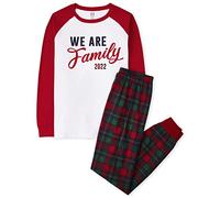 The Children's Place Baby Holiday Pajamas, Cotton, We Are Family 22, Large (Adult)