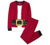 The Children's Place Conjunto de Pijama Familiar a Juego para niñas bebés, Pijama Baumwolle, Traje de Papá Noel, M