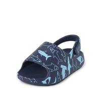 The Children's Place Sandalias para niños y bebés, para uso diario, con correa trasera, color azul onda, 25 EU