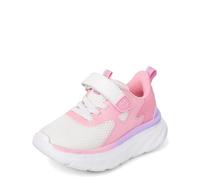 The Children's Place Tenis Casuales para bebés y niñas pequeñas para Uso Diario, Rosa Multi Running, 8 Toddler
