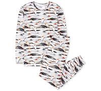 The Children's Place Unisex Adult 2 Piece Snug Fit Cotton Pajama Set, Glow Mummy-Adult, 3X-Large US