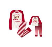 The Children's Place Unisex Baby and Kids hermanos que coinciden con el pijama navideo de algodn Tester oficial de galletas 5