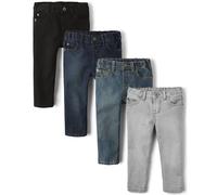 The Children's PlaceBaby Boysand Toddler Multipack Basic Skinny JeansTide Pool/Black/Deep Blue/Dove Gray 4-Pack4T