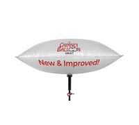 THE CHIMNEY BALLOON 5Y-80Q3-GR4Y Burlete de Chimenea, Transparente, 38cm x 38cm