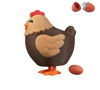 The Chocolate Egg - Máquina dispensadora de caramelos, dispensador de dulces impreso en 3D con cápsula sorpresa reutilizable, decoración de escritorio para Pascua, regalo creativo para amigos