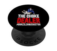 The Choke Dealer Brazilian Jiu Jitsu Artes Marciales PopSockets PopGrip Adhesivo