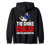 The Choke Dealer Brazilian Jiu Jitsu Artes Marciales Sudadera con Capucha