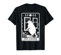 The Chonk Funny Fat Cat Meme Tarot Card Witchy Camiseta