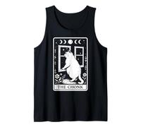 The Chonk Funny Fat Cat Meme Tarot Card Witchy Camiseta sin Mangas