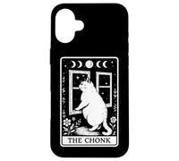The Chonk Funny Fat Cat Meme Tarot Card Witchy Carcasa para iPhone 16 Plus