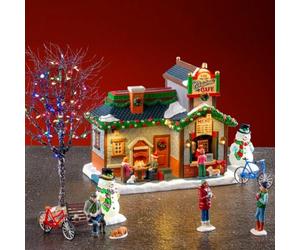 The Christmas Cafe Set con Fuente de alimentación 4,5 V Cód. 56675
