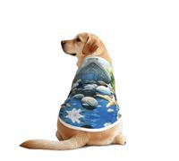 The Church in Fantasy - Camiseta para perro, chaleco transpirable y refrescante para perros grandes, protección solar cómoda para Golden Retriever, Husky, Alaska, actividades al aire libre, talla 4XL