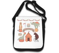 The Circus Artist Performer Art - Bolso de hombro, color blanco, White, Talla única