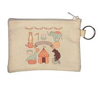 The Circus Artist Performer Art - Llavero para monedero, color beige, beige, Talla única