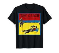 The Clash - Give 'Em Enough Rope Camiseta, Hombre, Negro, 5XL