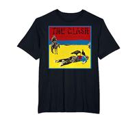 The Clash - Give 'Em Enough Rope Camiseta, Hombre Tallas Grandes, Negro, 3X Alto
