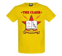 The Clash Know Your Rights Camiseta Vintage Amarilla Amplified