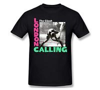 The Clash London Calling - Camiseta para hombre, Negro, 3XL