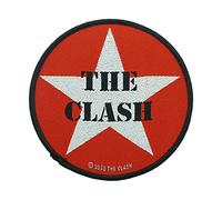 The Clash Military Logo Unisex Parche Rojo/Negro/blanco 100% poliéster