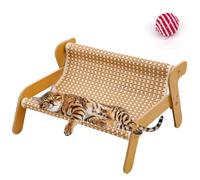 The Claw Lounge, 2 en 1 Cat Scratch Pad and Lounger, Cat Sisal Lounge Chairs, Pet Beds for Indoor Cats, Wear-Resistant Scratching Pad Chair, Garra Trimming and Comfort Rocking Cats Scratcher (B)