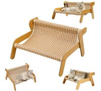 The Claw Lounge, 2-in-1 Cat Scratcher & Cat Sisal Chair with Cooling Mat - Rocker Design for Large Cats, Breathable Summer Pet Seat (Cooler,Small)