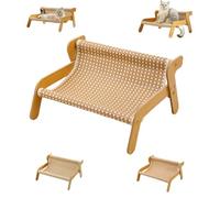 The Claw Lounge, Wavy Scratcher for Cats, 2-in-1 Cardboard Cat Scratcher & Lounger - Waterproof & Durable, Wear-Resistant Scratching Pad Lounge Chair, for Indoor Cats (Cool Mat Style)